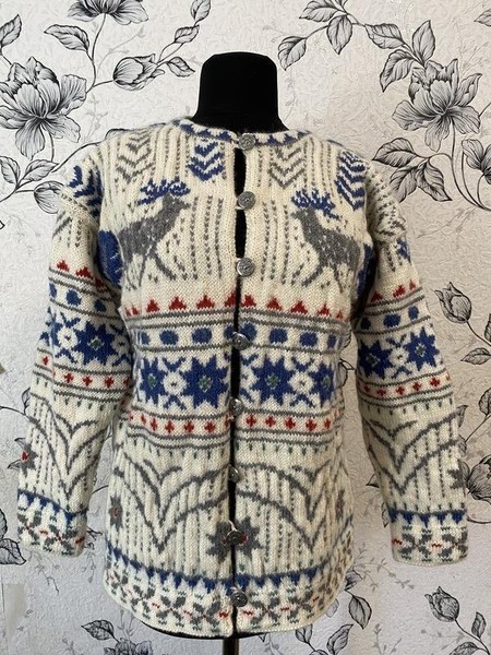 Women Dale of Norway Sweater Multicolor Wool M