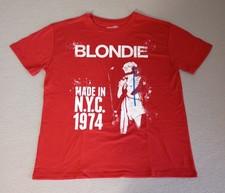 Blondie Made in NYC 1974 Graphic T-Shirt Brand New With Tags Size Large 10/12
