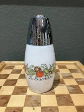 Vintage Gemco Pyrex Corelle Spice of Life Le Sucrier Sugar Shaker