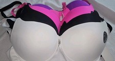 Lot of 4 36C BELLA WOMENS UNDERWIRE PADDED BACK CLOSURE PUSH-UP BRA NWT