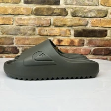 Quiksilver Cloudbreak Slides Slippers Sandals Mens Sz 11 Green EVA Sole New