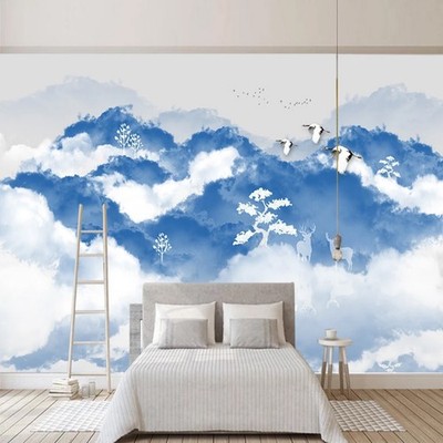 Kn-Collection Vlies Photo Wallpaper Abstract Ink Landscape 9949