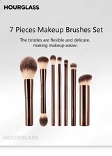 HOURGLASS 7pcs/set Makeup brushes Powder Foundation Blush Eyeshadow