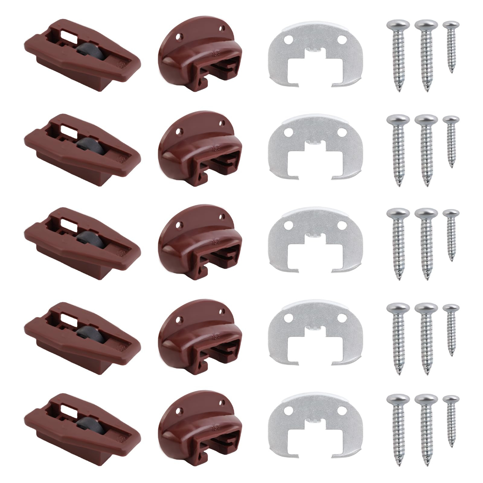 Drawer Slides for kenlin Rite-Trak II Replacement 5 Sets of Improved 168 Track-image