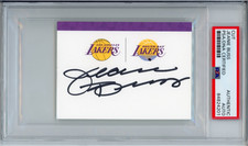 JEANIE BUSS LA LOS ANGELES LAKERS SIGNED CARD PSA DNA COA AUTHENTIC AUTOGRAPH
