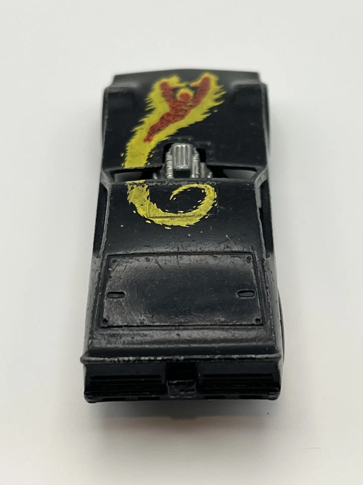 Vintage Hot Wheels Marvel Fantastic 4 Human Torch Funny Car 1977 Black Wall - Image 4 of 4