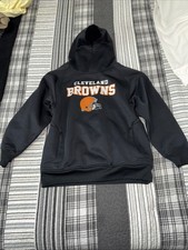 NFL Team Apparel Youth Size Medium (10-12) Cleveland Browns Hoodie