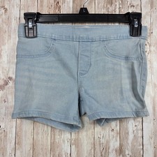 Levi  s Knit Shorty Short Pull On Shorts Girls Size 7 Adjustable Waistband Light