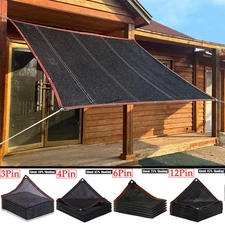 3/6/12/20Pin Sunshade Net Anti-UV Garden Plants Sun Shelter Shading Cover Awning
