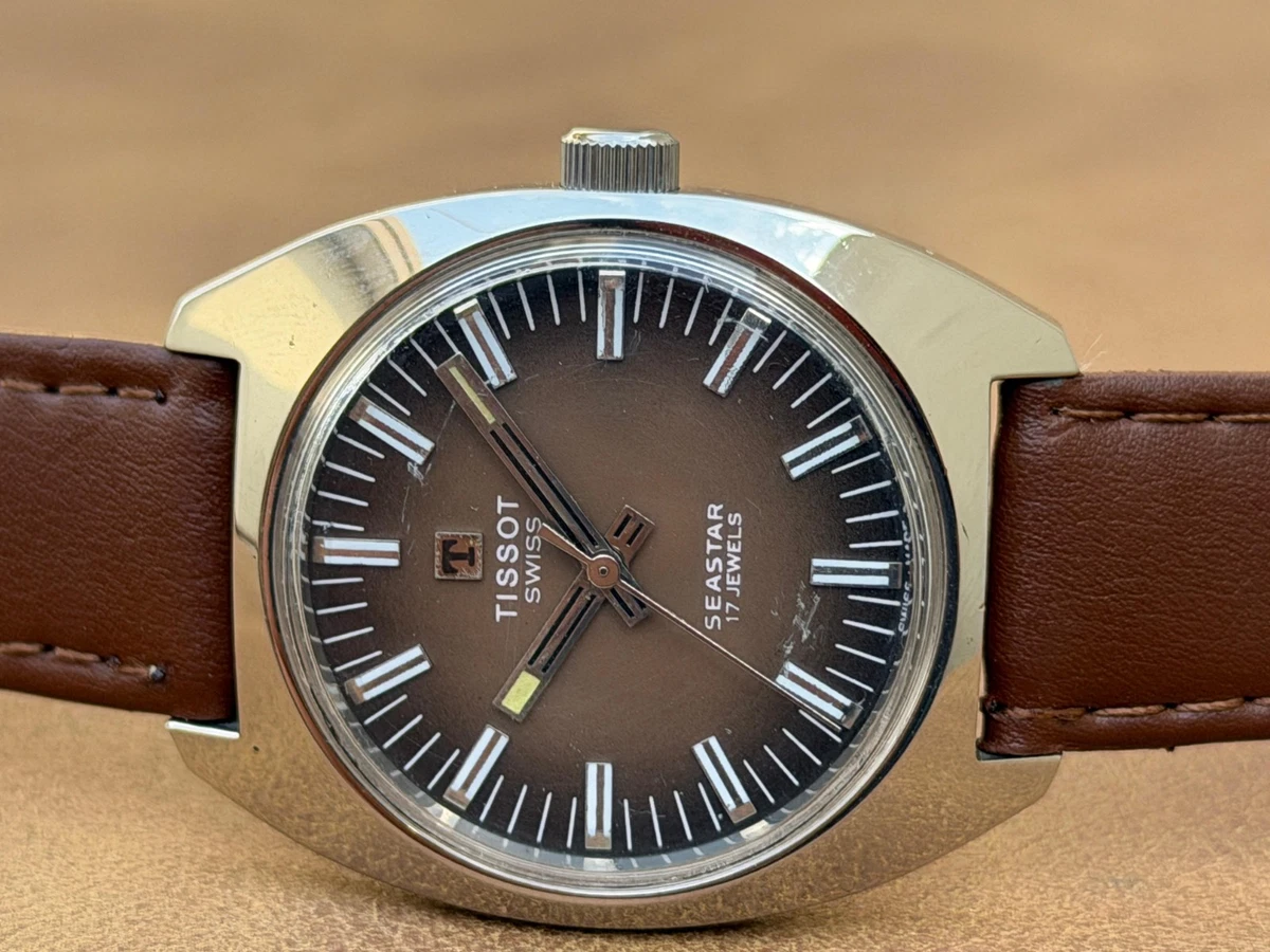 (*)様 ジャンク品☆☆TISSOTのヴィンテージモデル「SEASTAR」 Preços baixos em Relógios de pulso Tissot Seastar Vintage | eBay