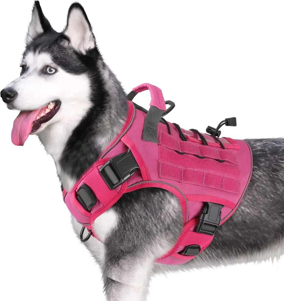 Dog Harness for Large Dogs Heavy Duty, No Pull Tactical Dog Harne