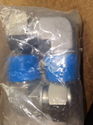 (2) DK-LOK DLM-16-16N-S 1'' Tube OD x 1'' Male NPT90°Elbow Fittings   SS, 6300 PSI