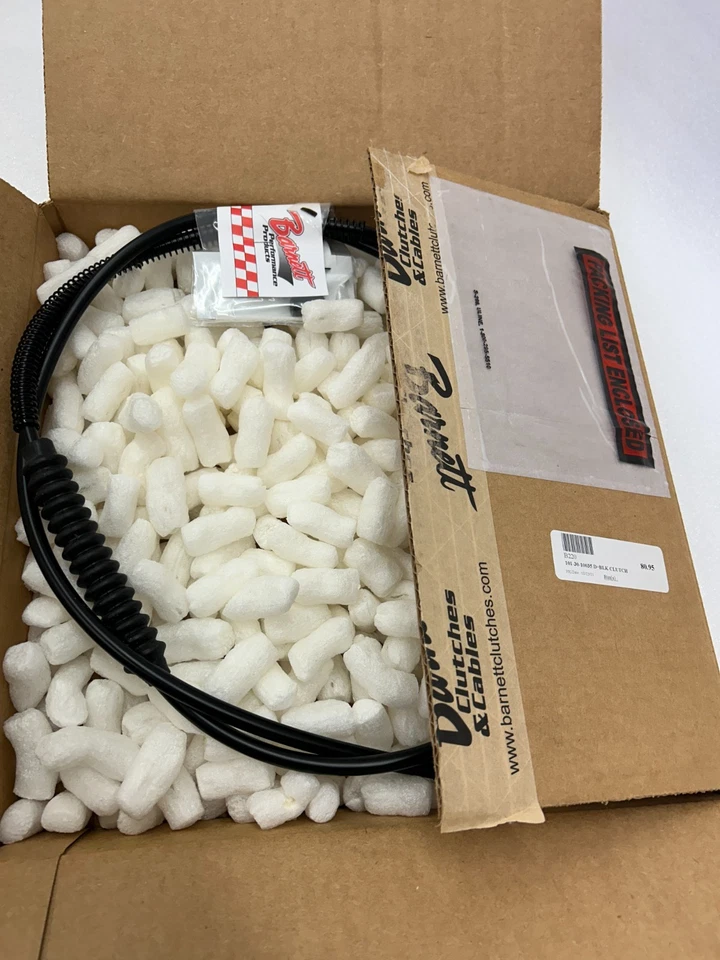 Черные виниловые кабели муфты Barnett 101-30-10035-06 +6 дюймов для HARLEY DAVIDSON 38 - Изображение 3 из 3