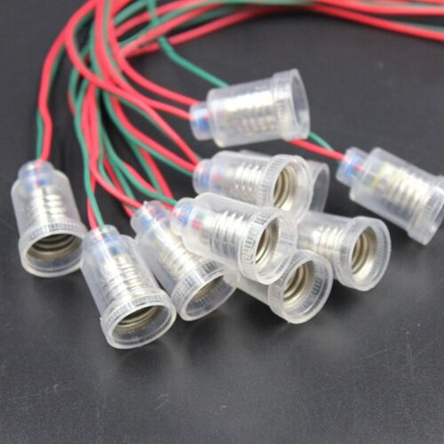 10/100X E10 Lamp Base Socket Lamps Base with Cable Bulbs Mount - Picture 1 of 8