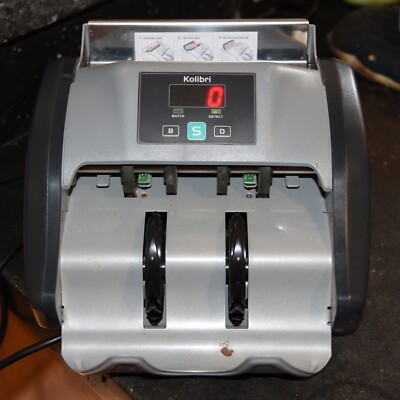 Kolibri Automatic Bill Money Counter Detects Counterfeits