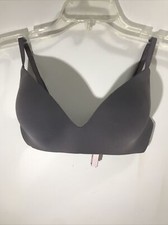 VICTORIA'S SECRET T-SHIRT LIGHTLY LINED Purple WIRELESS BRA, SIZE 32 D