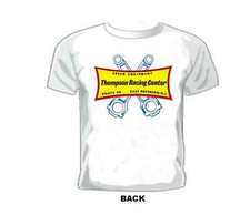 Vintage GASSER/DRAG/NASCAR/SPRINT/MIDGET RACE T-shirt THOMPSON RACE CENTER