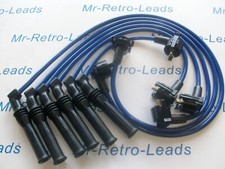 BLUE 8MM PERFORMANCE IGNITION LEADS FOR THE COSWORTH SCORPIO 2.9 24V V6 QUALITY