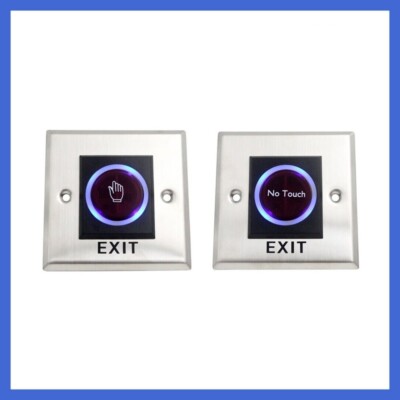 Touchless 86 Type Self Reset Button Infrared Induction Sccess Control Switch