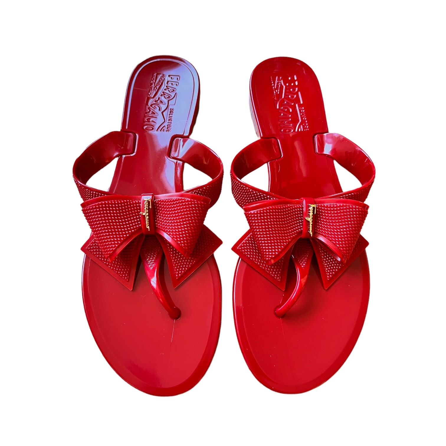 salvatore ferragamo jelly sandals