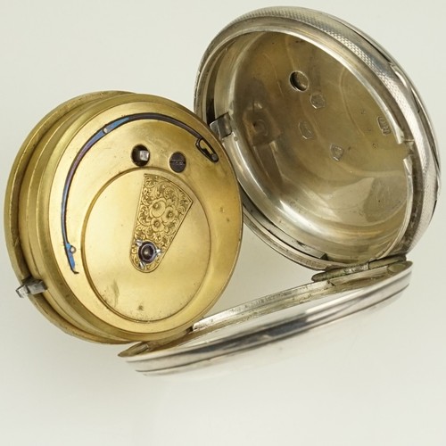 Rare! Antique Fusee Silver Pocket Watch Men's no duplex chronometer repeater RAR - Picture 9 of 11