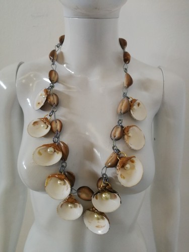 jewelry woman fashion necklace pendant sea conch shell pearl oyster luxury brand - Picture 9 of 24