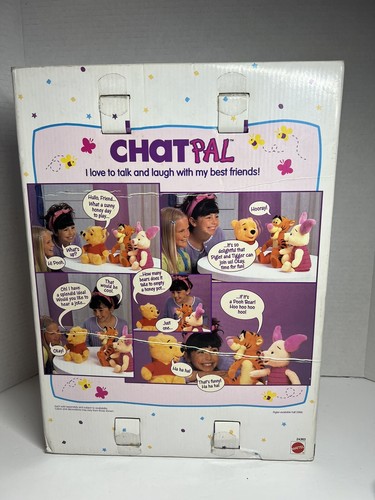 VTG Disney Winnie The Pooh Chat Pal Talking Plush Tigger Mattel 1999 - Picture 5 of 9