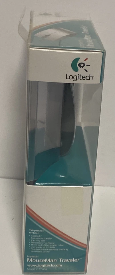 Logitech MouseMan Traveler USB Mouse-  PC/Mac, Corded Mouse /Read - Image 4 of 4