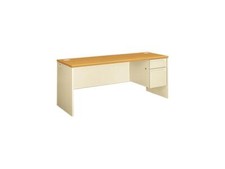 HON 38856RCL 38000 Series Right Pedestal Credenza, 72w x 24d x 29-1/2h, Harvest/