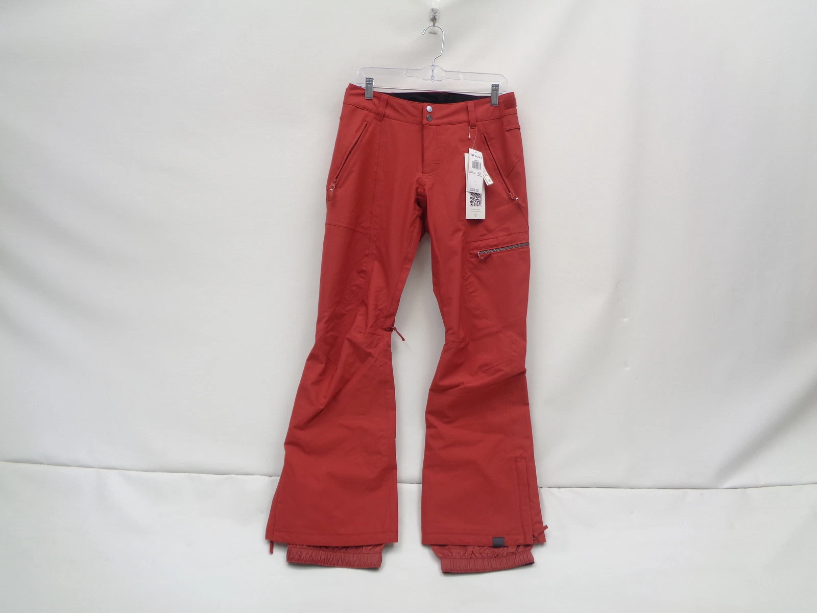 ROXY ERJTP03193 WOMENS MEDIUM BRICK RED CABIN SNOW PANTS