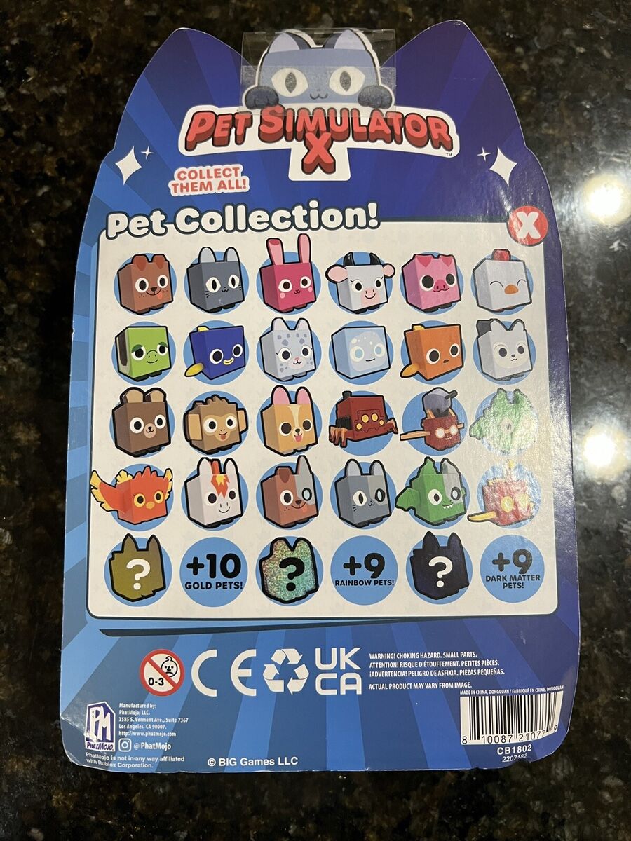 Roblox Pet Simulator X Series 1 Collector Clip Mystery Box (24 Packs) 