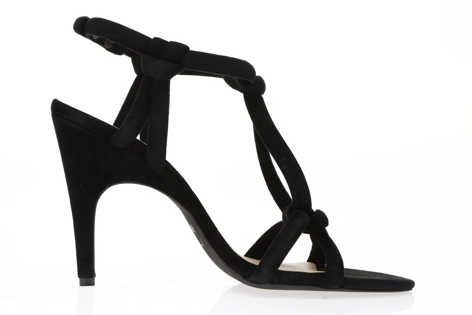 Sandalias JOES para mujer 'Halo' de cuero negro con correa al tobillo talla 9,5 ¡NUEVAS! 229941 Foto 4 de 4