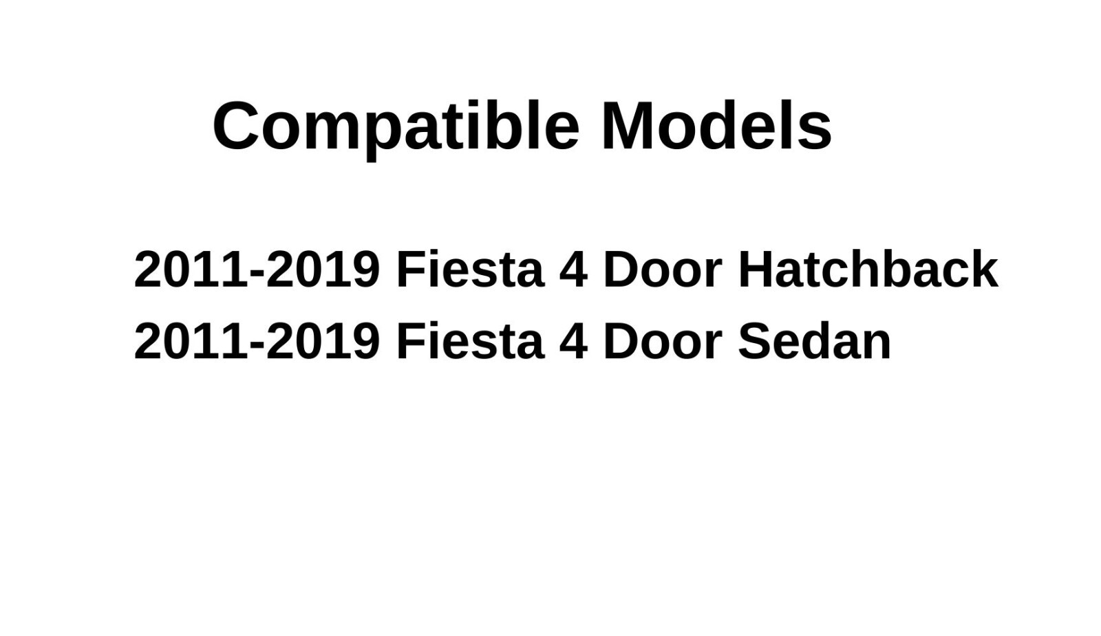 Fits 11-19 Ford Fiesta Passenger Right Side Front Vent Glass Chrome Moulding OE 