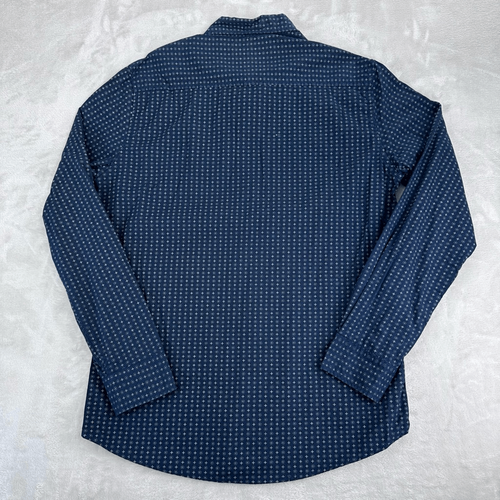 NATIVE CODE Shirt Mens Large Blue Star All Over Long Sleeve Button Up - Picture 3 of 7