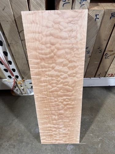 Quilted Maple🍁Billet Dense. Quilt Kiln Dry KD Leaf 22”x 7.2”x. 1.1” Kiln Dry