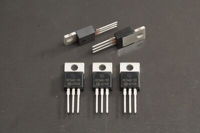 Lot of 5 MCR68-2G ON Semi Thyristor Standard 50V 12A 3 Pin TH TO-220-3 NOS