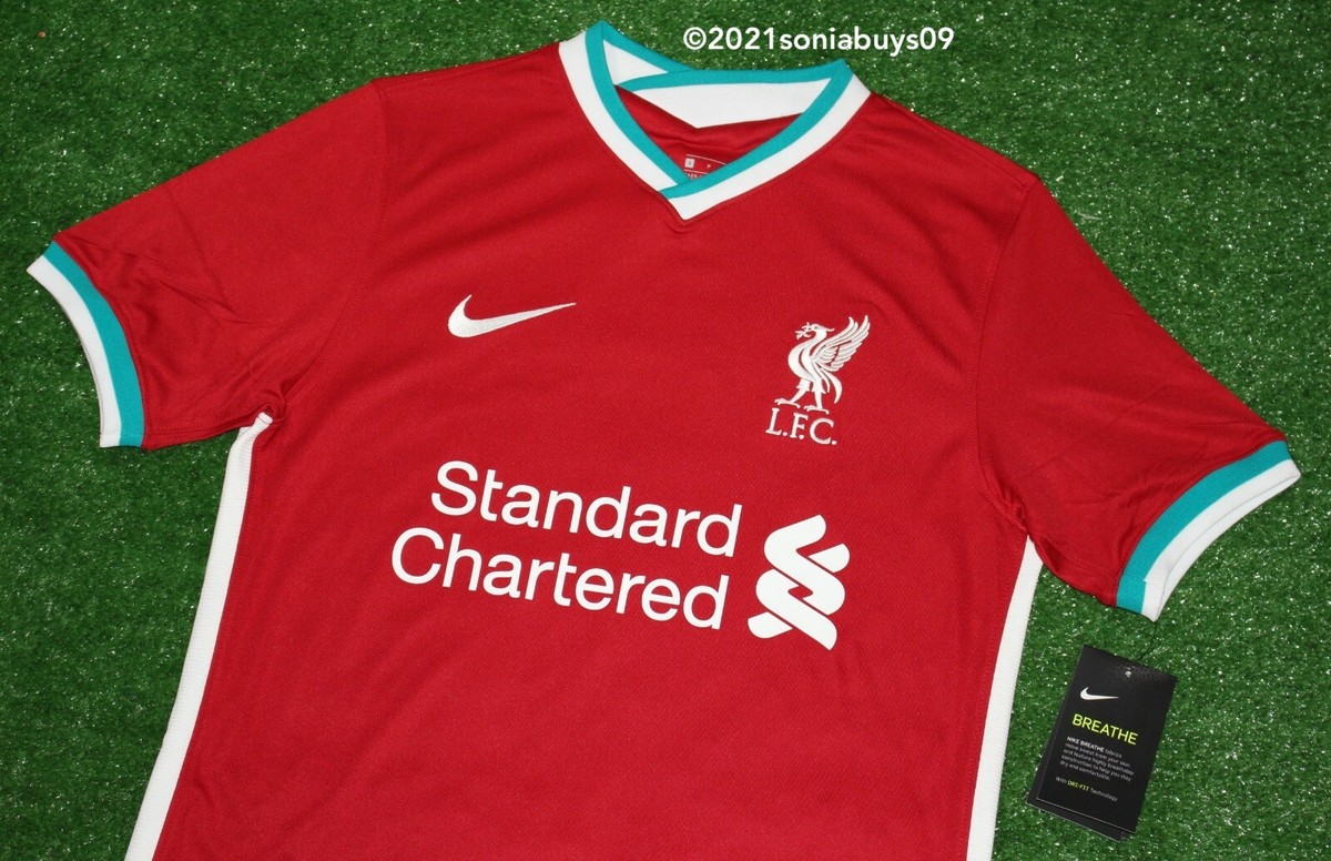 nike men's liverpool 21 22 home jersey