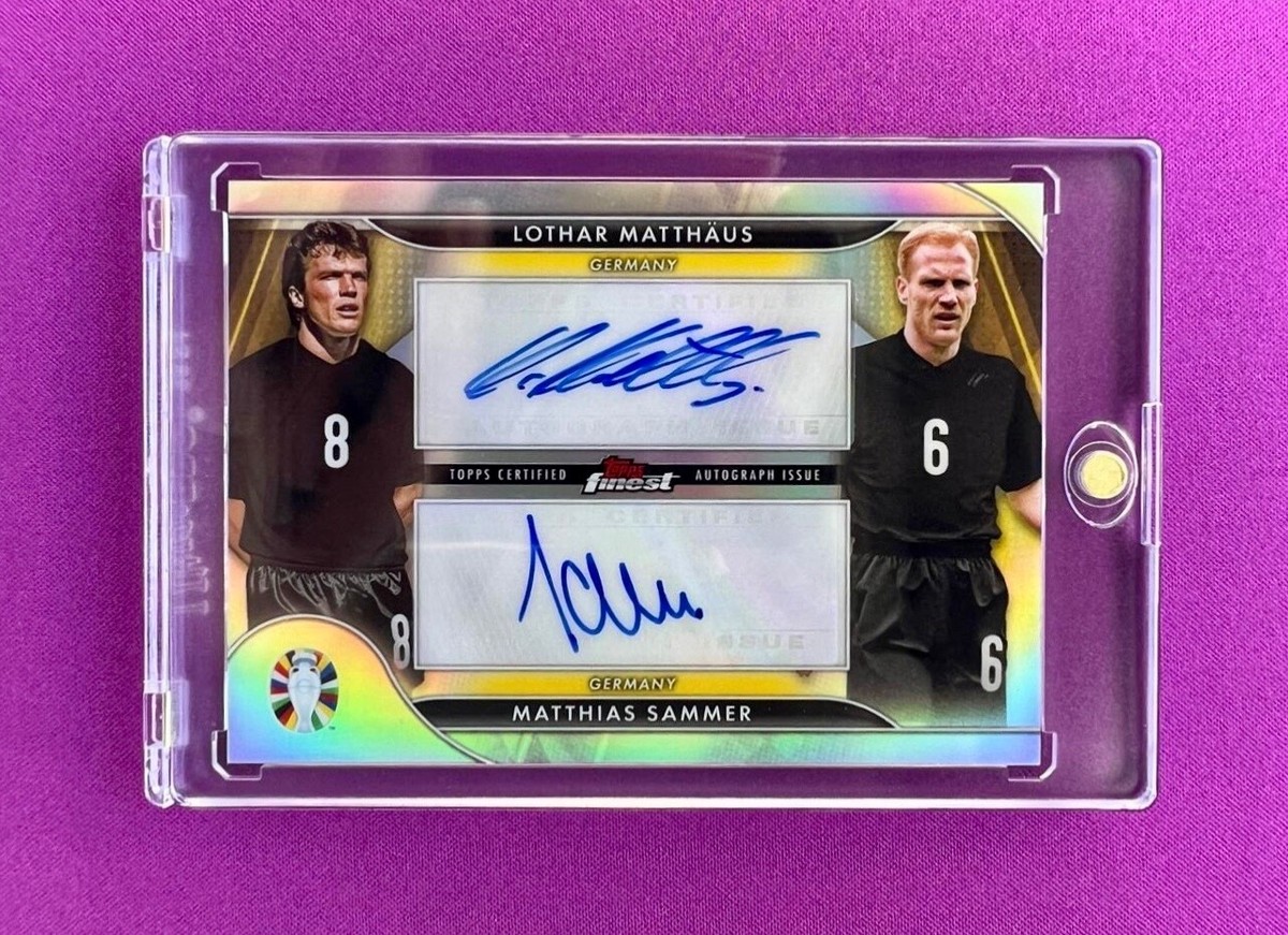 Lothar Matthaus + Matthias Sammer /DUAL AUTOGRAPH | eBay