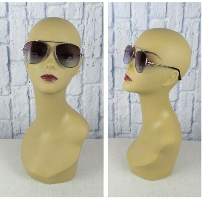 New Lucky Brand 60mm Aviator Sunglasses Callan Silver Ombre Style CALLSIL60 