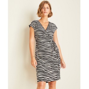 matte jersey wrap dress