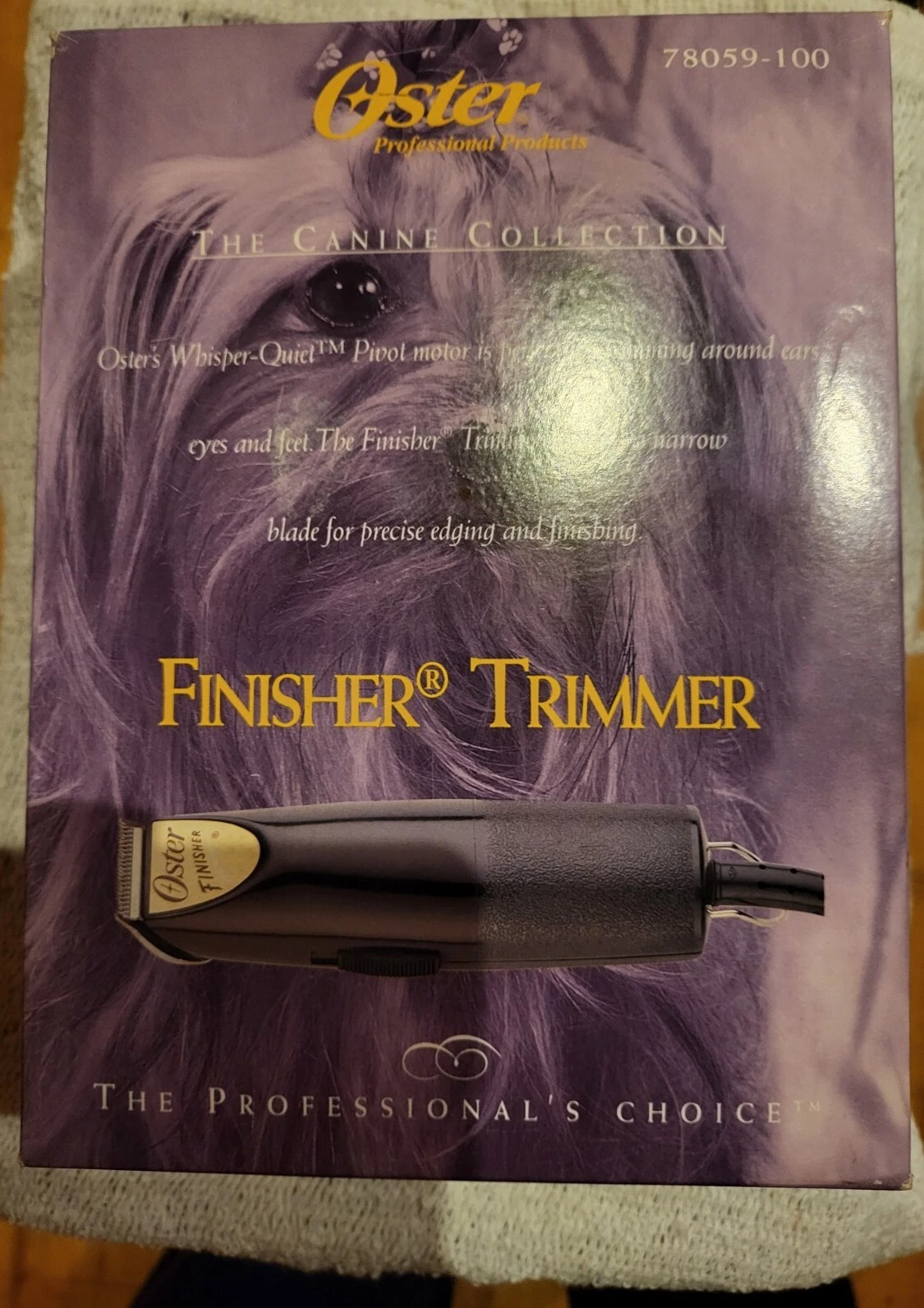 Oster  Pet Finisher Trimmer  The Canine Collection 78059-100 Works Great