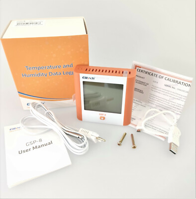 Feuchtigkeits Datenlogger Feuchte Rekorder 2m fernfühler PDF XLS TXT Bericht USB