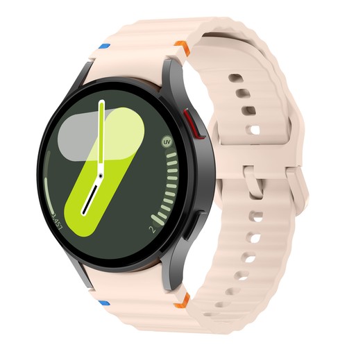 For Samsung Galaxy Watch 7/6/5/4/FE 40/44mm 5 Pro Sports Silicone Band Strap - Zdjęcie 11 z 23