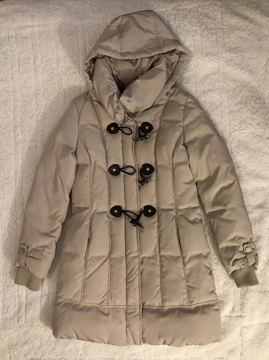 Klein Women&#039;s Down Waterfowl Feathers Hooded Coat Puffer Jacket XS | eBay