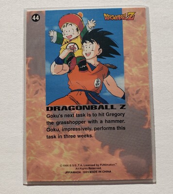 DBZ Dragon Ball Z Card 44 JPP Amada Funimation | eBay