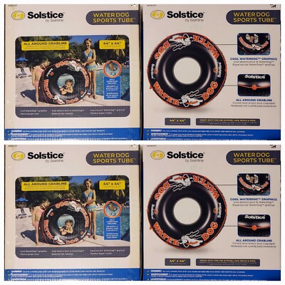 International Leisure 4-Pk 17021ST Swimline Solstice 48'' Water Dog Float Ring  