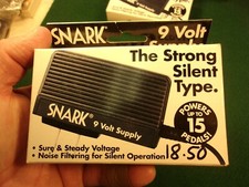 MINT CONDITION UNUSED "SNARK" 9 VOLT SUPPLY; IT POWERS UP TO 15 GUITAR PEDALS