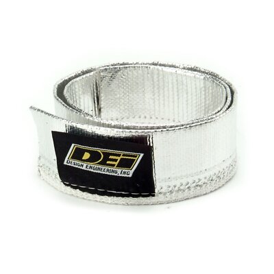 Design Engineering 010404 Heat Sheath 1-1/4'' I.D. x 3ft Aluminized Sleeving for