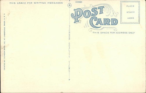 Boston MA Hotel Touraine Tichnor Suffolk County Massachusetts Postcard 
