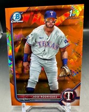 2022 Bowman Sapphire Edition Chrome Prospects Orange /50 Jose Rodriguez #BCP-62